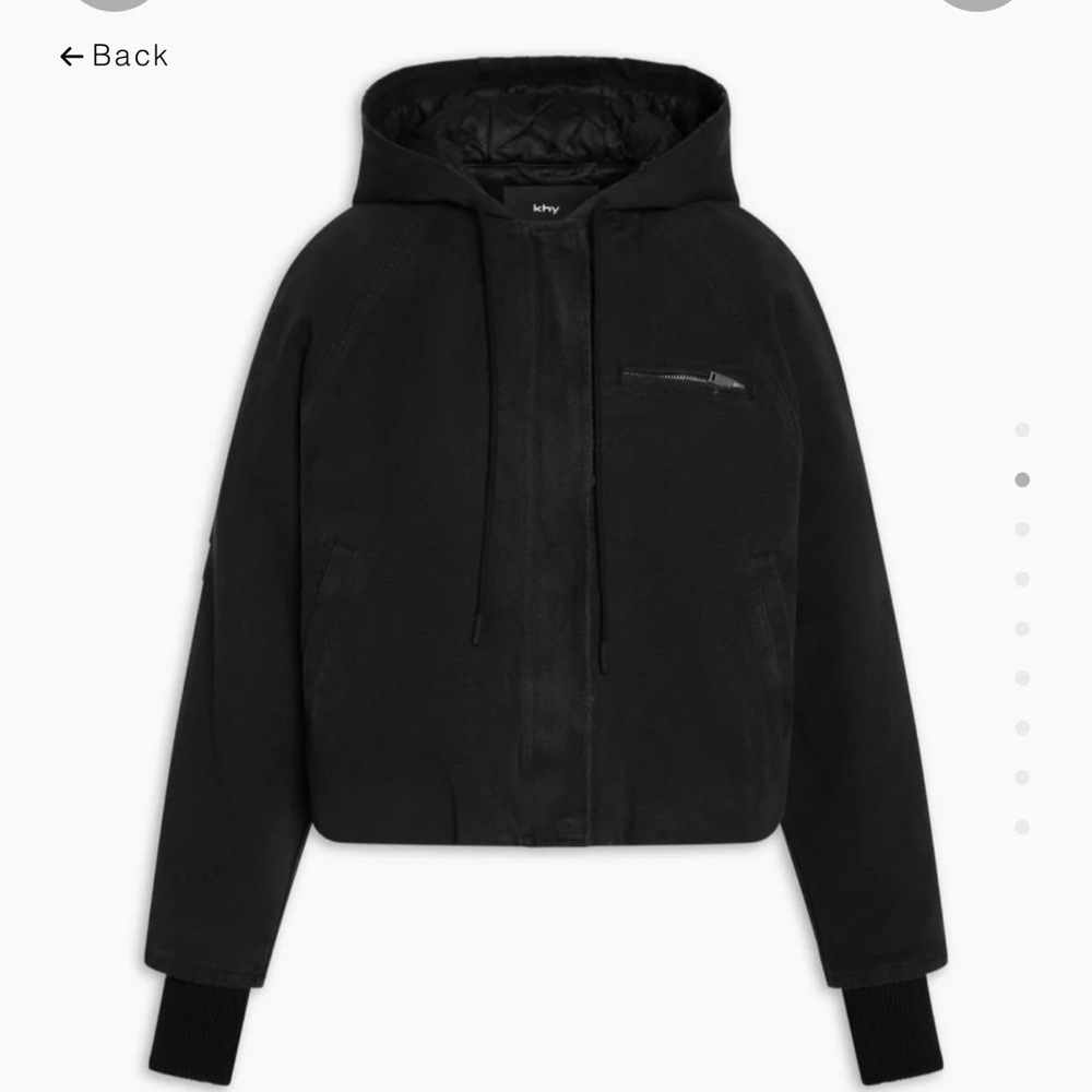 KHY canvas hooded jacket NWT medium - Picture 2 of 2